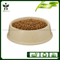Eco and bio bamboo fiber dog bowl customized color and shape both available
